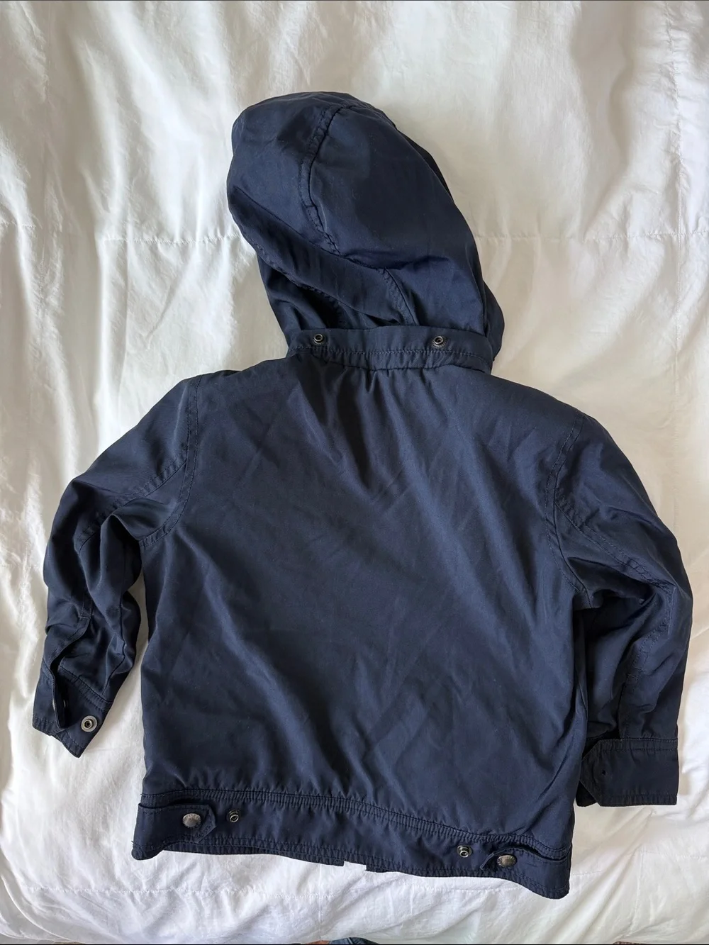 Toddler Boy Ralph Lauren Navy Hooded Jacket Size 3T *flaw*